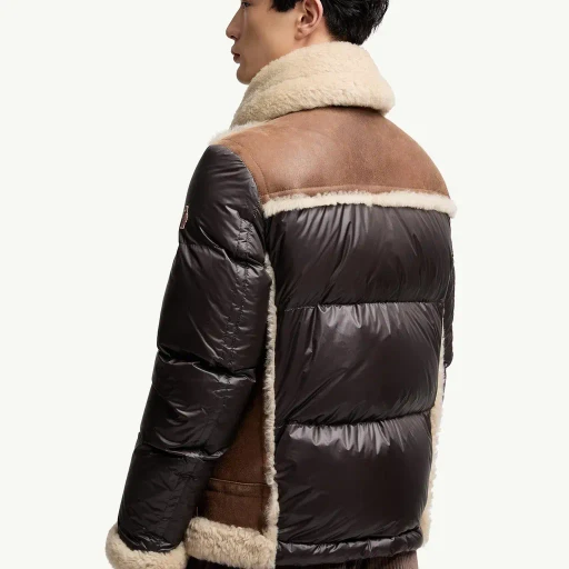 Argens Shearling & Nappa Down Jacket