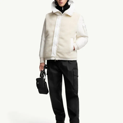 Auvurgne Hooded Teddy Short Down Jacket