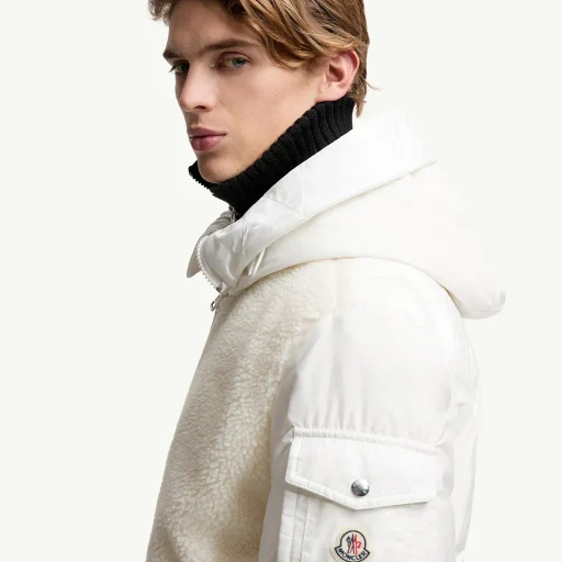 Auvurgne Hooded Teddy Short Down Jacket