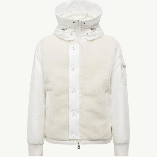 Auvurgne Hooded Teddy Short Down Jacket