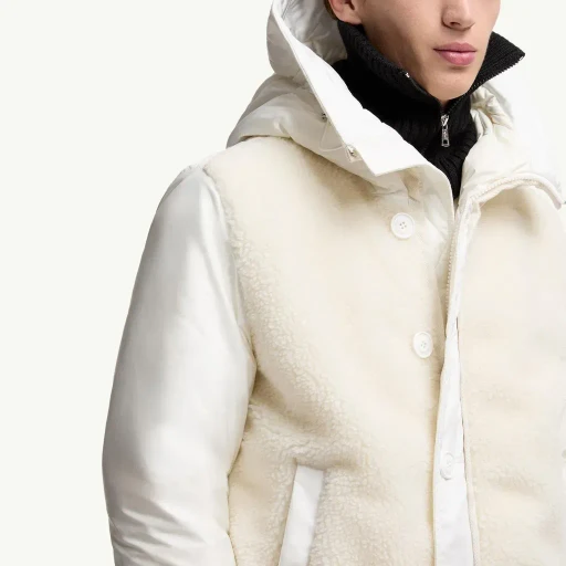 Auvurgne Hooded Teddy Short Down Jacket