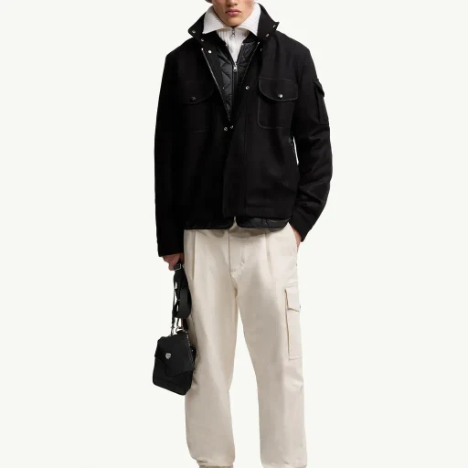 Avoine Wool Short Down Jacket