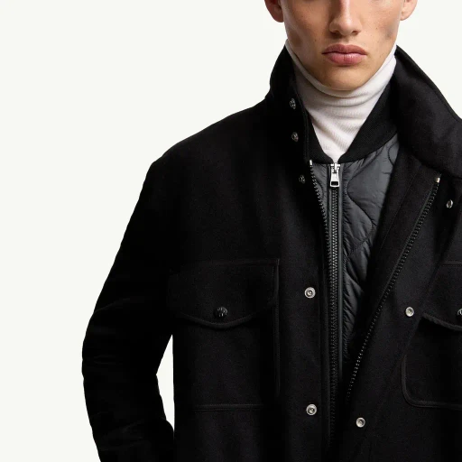 Avoine Wool Short Down Jacket