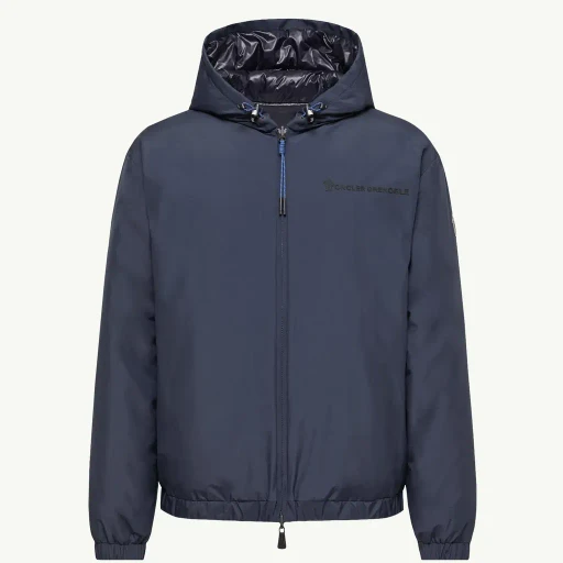 Berguns Reversible Hooded Down Bomber Jacket