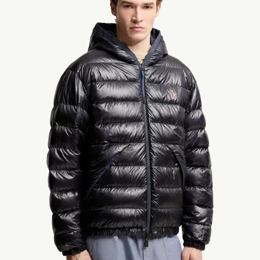 Berguns Reversible Hooded Down Bomber Jacket