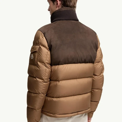 Cheverny Suede Short Down Jacket