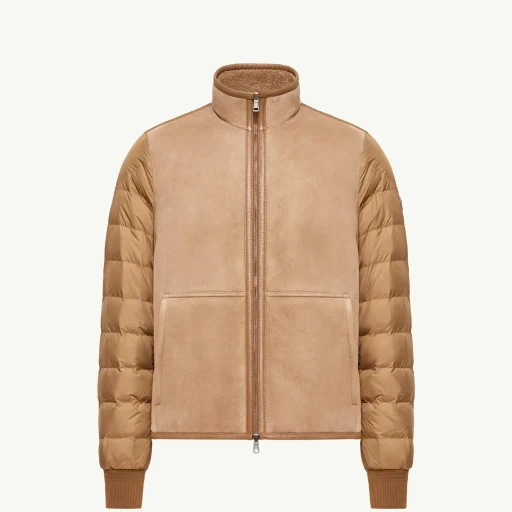 Crachin Reversible Shearling & Nappa Short Down Jacket