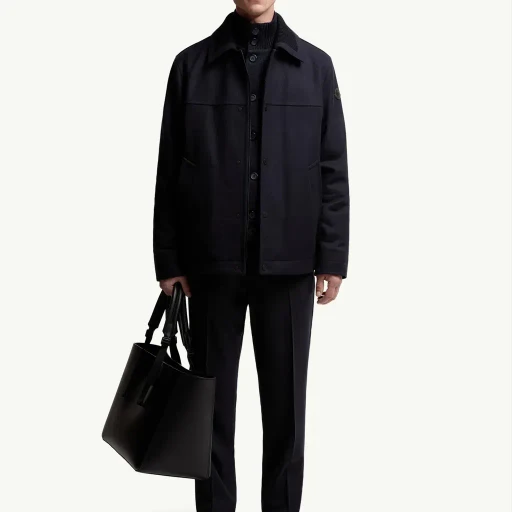 Emilion Wool Blend Shirt Jacket