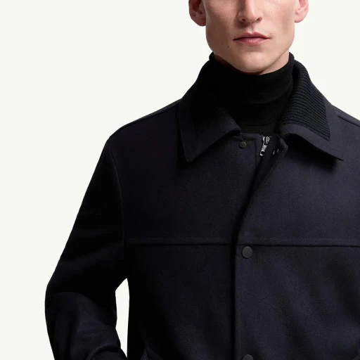 Emilion Wool Blend Shirt Jacket