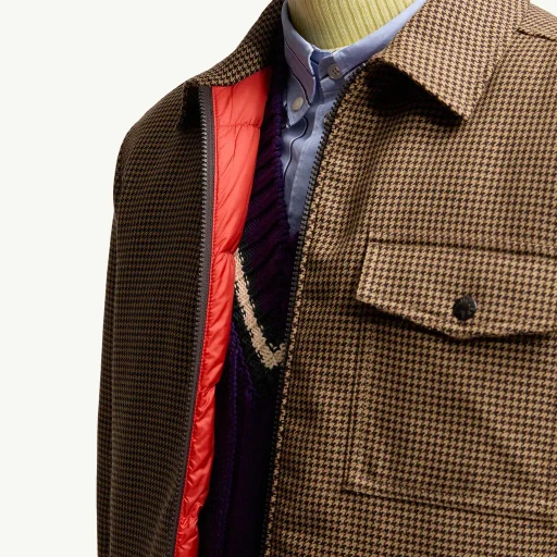 Escaut Wool Down Shirt Jacket