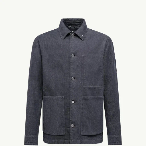 Forets 3-In-1 Denim Down Shirt Jacket