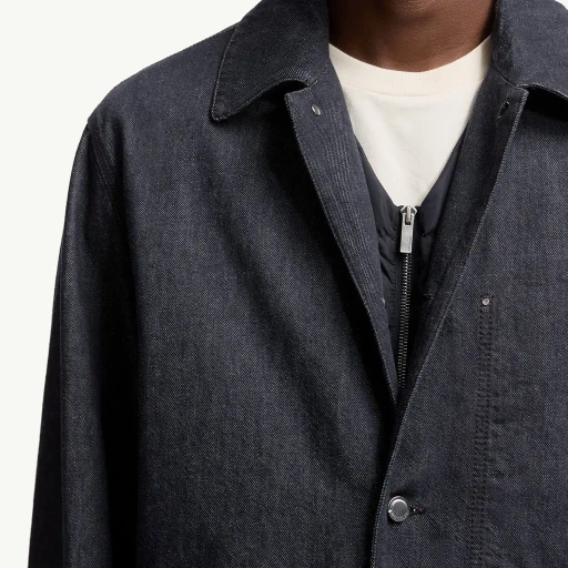 Forets 3-In-1 Denim Down Shirt Jacket