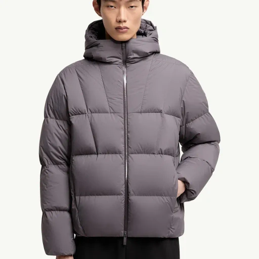 Fusain Hooded Short Down Jacket