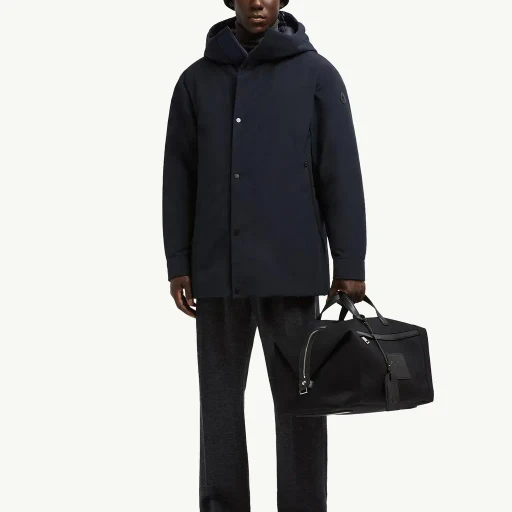 Fowey Reversible Hooded Mid-Length Down Jacket