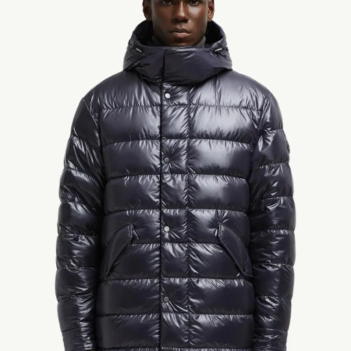Fowey Reversible Hooded Mid-Length Down Jacket
