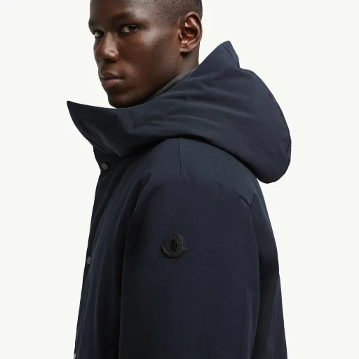 Fowey Reversible Hooded Mid-Length Down Jacket