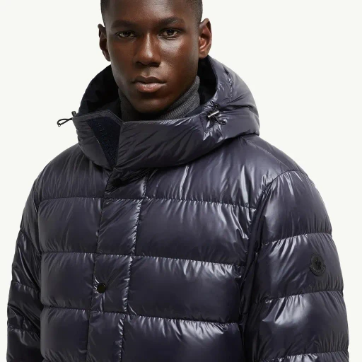 Fowey Reversible Hooded Mid-Length Down Jacket