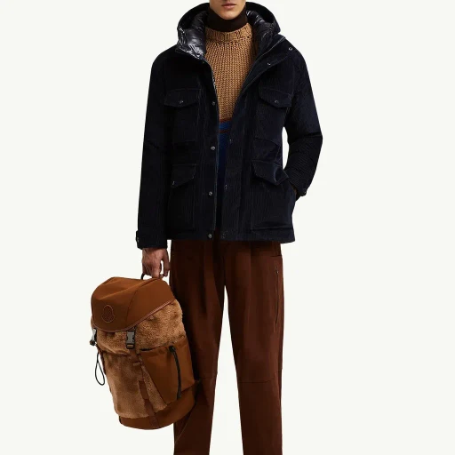 Greselin Reversible Corduroy Short Down Jacket