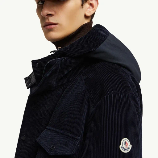 Greselin Reversible Corduroy Short Down Jacket