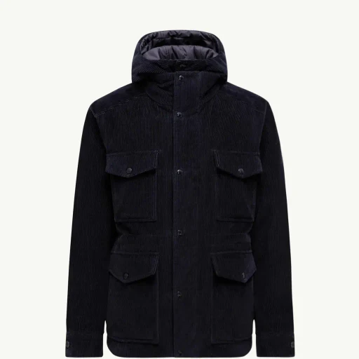 Greselin Reversible Corduroy Short Down Jacket