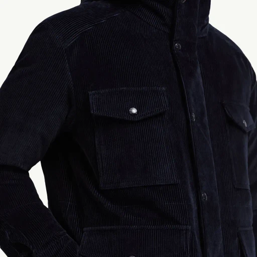 Greselin Reversible Corduroy Short Down Jacket