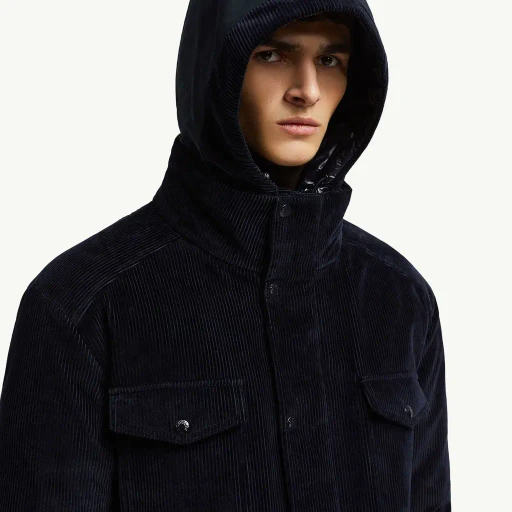 Greselin Reversible Corduroy Short Down Jacket