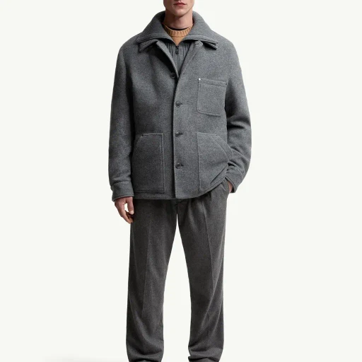 Germain Wool Down Shirt Jacket