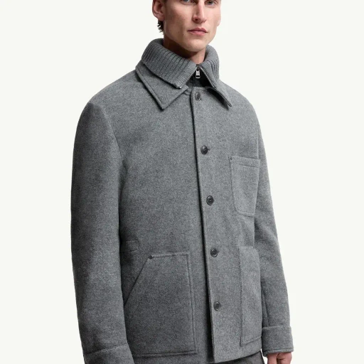 Germain Wool Down Shirt Jacket