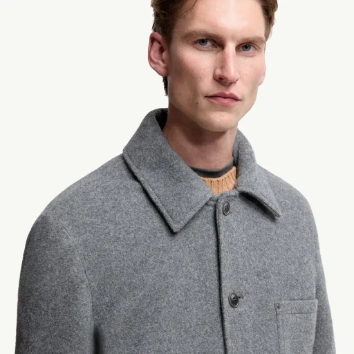Germain Wool Down Shirt Jacket