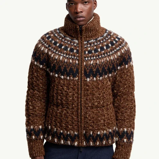 Indren Wool Blend Down Jacket