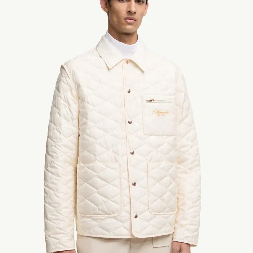 Kastos Diamond-Quilted Down Shirt Jacket