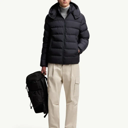 Montbrocq Hooded Short Down Jacket