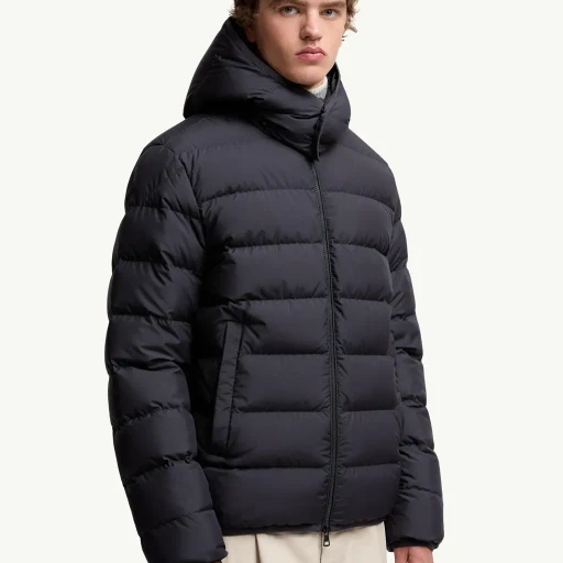 Montbrocq Hooded Short Down Jacket