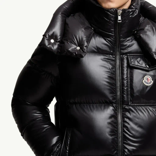Montbeliard Hooded Short Down Jacket