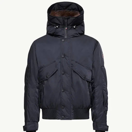 Breche Shearling-Trimmed Hooded Insulated Ski Jacket