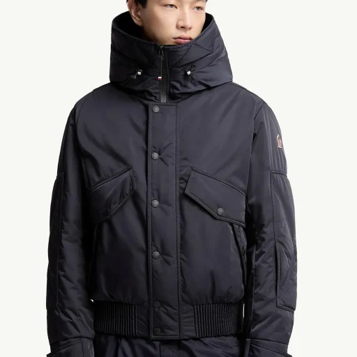 Breche Shearling-Trimmed Hooded Insulated Ski Jacket