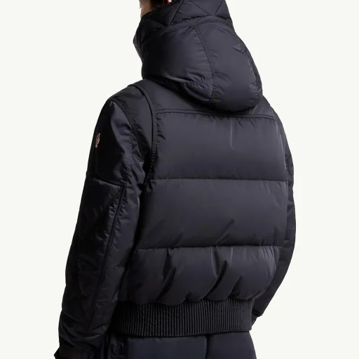 Breche Shearling-Trimmed Hooded Insulated Ski Jacket