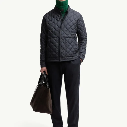 Oise Diamond-Quilted Short Down Jacket