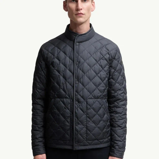 Oise Diamond-Quilted Short Down Jacket