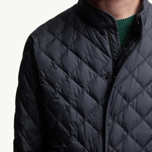 Oise Diamond-Quilted Short Down Jacket