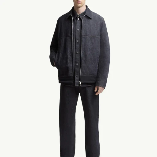 Ormoy Denim Down Shirt Jacket