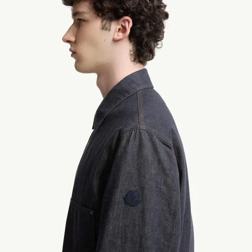 Ormoy Denim Down Shirt Jacket