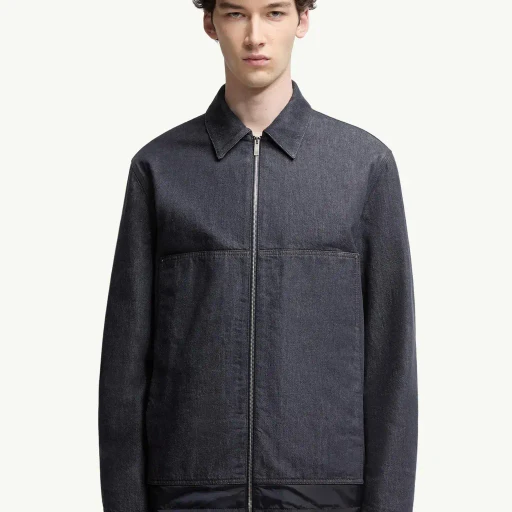 Ormoy Denim Down Shirt Jacket