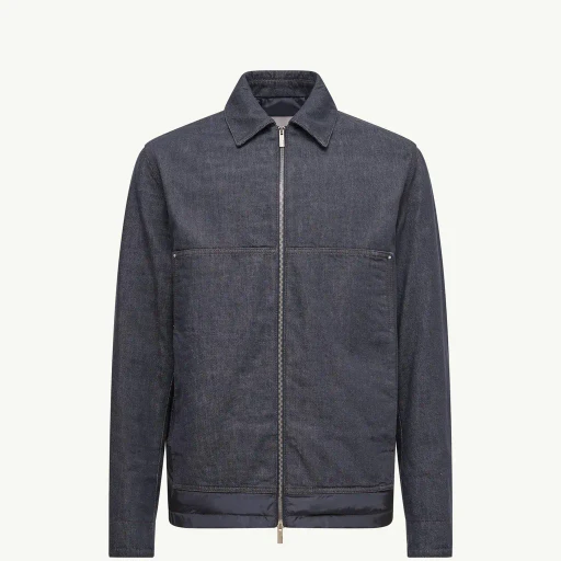 Ormoy Denim Down Shirt Jacket