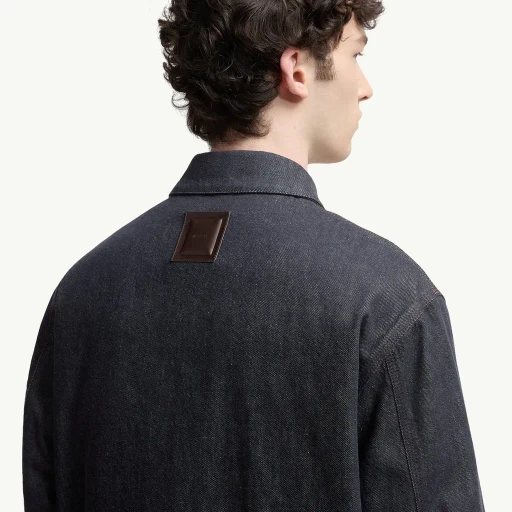Ormoy Denim Down Shirt Jacket