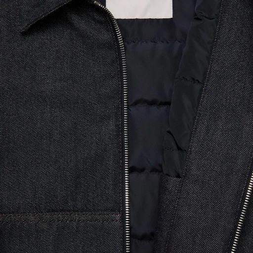 Ormoy Denim Down Shirt Jacket
