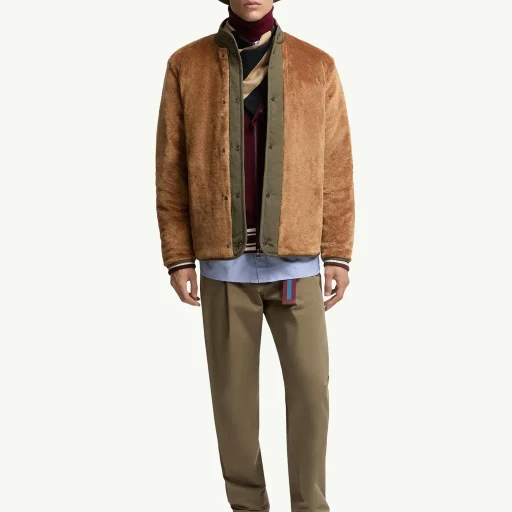 Rentignat Reversible Teddy Short Padded Jacket
