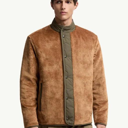 Rentignat Reversible Teddy Short Padded Jacket