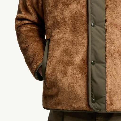 Rentignat Reversible Teddy Short Padded Jacket