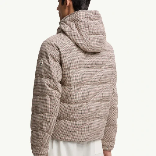 Psyllos Wool Blend Hooded Short Down Jacket